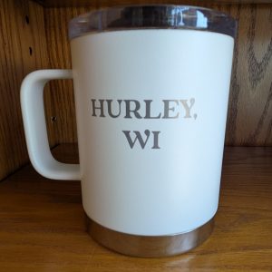 Hurley, WI 16 OZ Travel Mug
