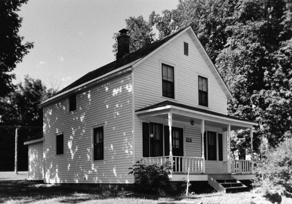 Clapboard miner's house